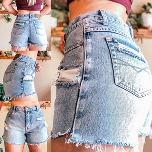 Vintage denim shorts